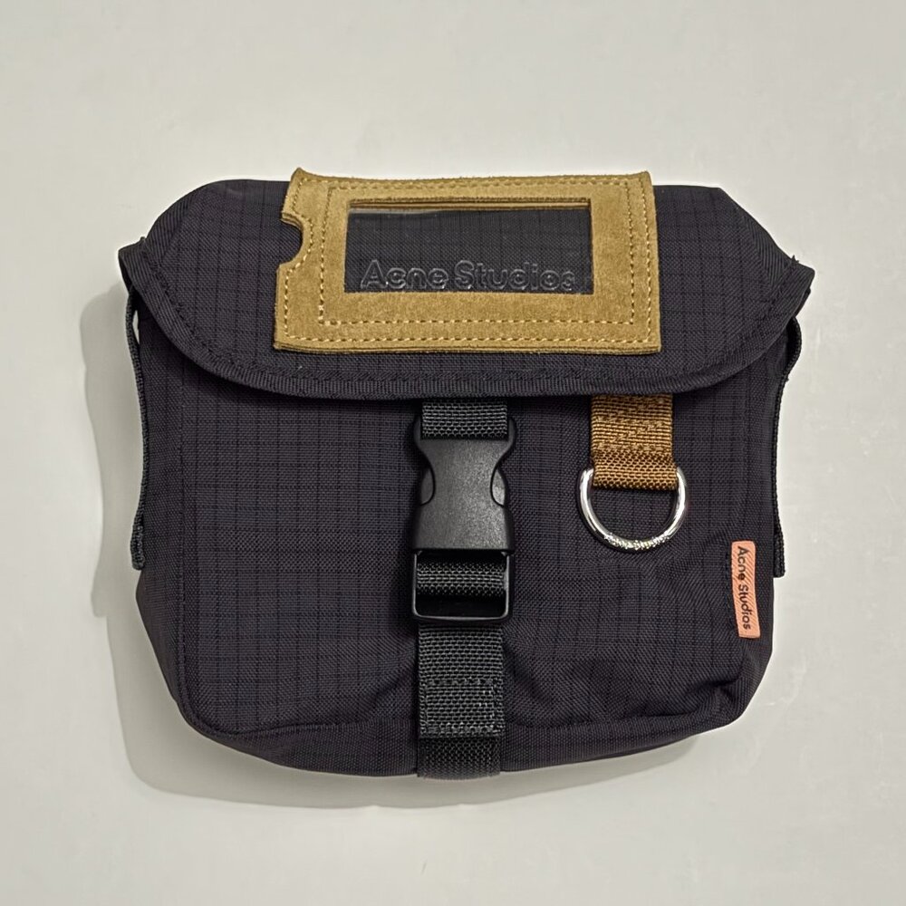 Acne Studios Mini Nylon messenger bag [Color(s): Black]